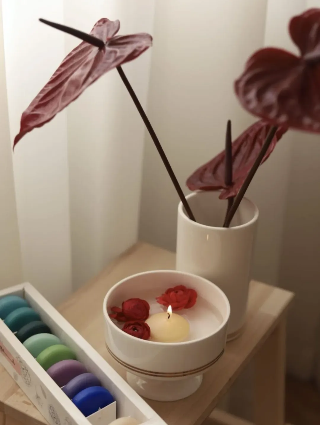 شمع رو آبی (بسته ۱۰عددی)