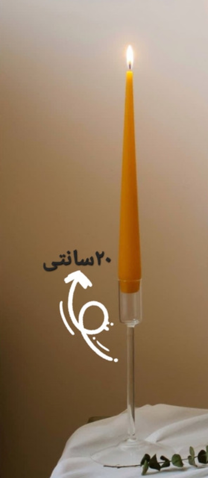 جاشمعی قلمی پیرکس ارتفاع ۲۰سانتی