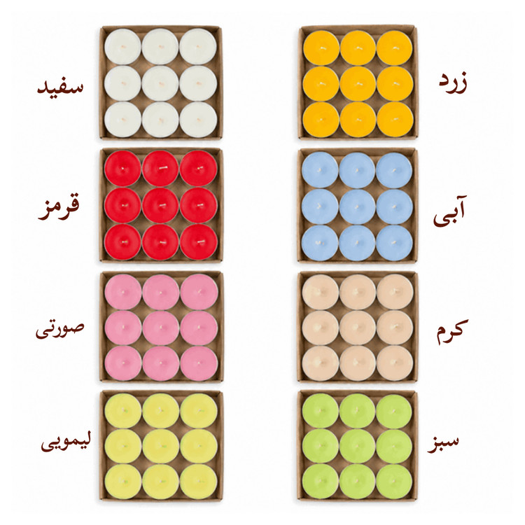شمع وارمر ۹ عددی قطر ۶